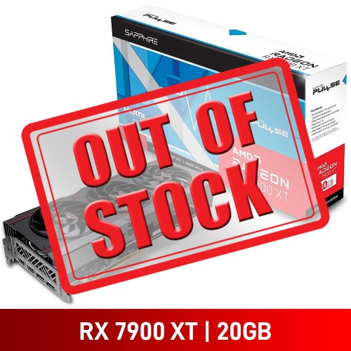 Sapphire PULSE Radeon RX 7900 XT Graphics Card, 20GB