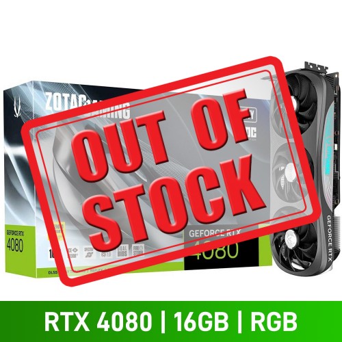 ZOTAC GeForce RTX 4080 TRINITY OC Graphics Card, 16GB ZOTAC GeForce RTX 4080 TRINITY OC Graphics Card, 16GB