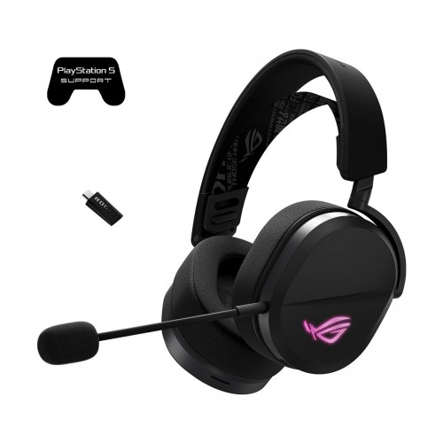 ASUS ROG PELTA Stereo Multi-Platform Gaming Headset with RGB Lighting, Wireless — Black ASUS ROG PELTA Stereo Multi-Platform Gaming Headset with RGB Lighting, Wireless — Black