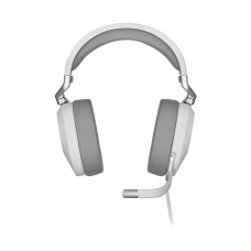 Corsair HS65 SURROUND Dolby Audio Virtual 7.1 Surround Sound Gaming Headset, 3.5mm and USB, White