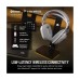 Corsair HS80 MAX WIRELESS Dolby Atmos Virtual 7.1 Surround Sound RGB Wireless Gaming Headset — White
