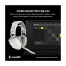 Corsair HS80 MAX WIRELESS Dolby Atmos Virtual 7.1 Surround Sound RGB Wireless Gaming Headset — White