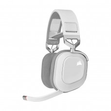 Corsair HS80 Dolby Audio Virtual 7.1 Surround Sound RGB Wireless Gaming Headset — White