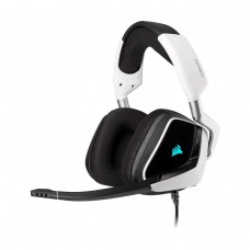 Corsair Void RGB Elite Premium Gaming 7.1 Surround Sound USB Headset — White