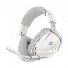 Corsair VOID WIRELESS v2 Dolby Atmos Spatial Audio Gaming Headset with RGB Lighting, Wireless & Bluetooth — White Corsair VOID WIRELESS v2 Dolby Atmos Spatial Audio Gaming Headset with RGB Lighting, Wireless & Bluetooth — White