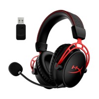 HyperX CLOUD ALPHA DTS Headphone:X Virtual Surround Sound Gaming Headset, Wireless — Black & Red HyperX CLOUD ALPHA DTS Headphone:X Virtual Surround Sound Gaming Headset, Wireless — Black & Red