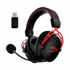 HyperX CLOUD ALPHA DTS Headphone:X Virtual Surround Sound Gaming Headset, Wireless — Black & Red