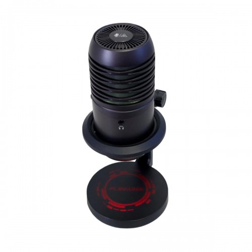 PCBuilder CAST CORE RGB Desktop Microphone with Tilt-Adjustable Stand — USB