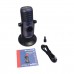 PCBuilder CAST ULTRA RGB Desktop Microphone with Tilt-Adjustable Stand — USB