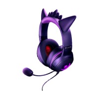 Razer KRAKEN KITTY V2 POKEMON GENGAR Limited Edition Virtual 7.1 Surround Sound Multi-Platform Gaming Headset with RGB Lighting, Wired — Purple