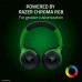Razer KRAKEN V4 X MINECRAFT Limited Edition Virtual 7.1 Surround Sound Multi-Platform Gaming Headset with RGB Lighting, Wired — Green