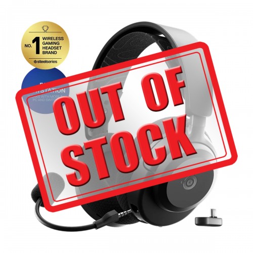 SteelSeries ARCTIS NOVA 3P 360° Spatial Audio Gaming Headset Compatible with PlayStation, Wireless — Black