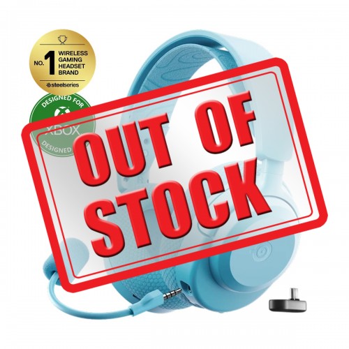 SteelSeries ARCTIS NOVA 3X 360° Spatial Audio Gaming Headset Compatible with Xbox, Wireless — Aqua