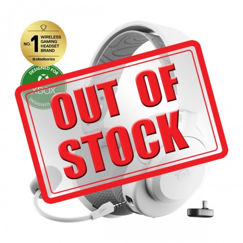 SteelSeries ARCTIS NOVA 3X 360° Spatial Audio Gaming Headset Compatible with Xbox, Wireless — White