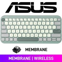 ASUS MARSHMALLOW KW100 75% TKL Bluetooth Wireless Keyboard, Green Tea Latte — Membrane