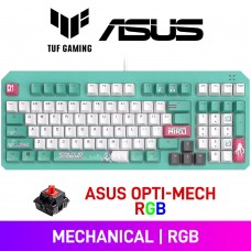 ASUS TUF GAMING K3 Gen II HATSUNE MIKU Edition RGB Mechanical 96% Gaming Keyboard with Detachable Top Cover — ASUS Opti-Mechanical RGB
