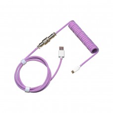 Cooler Master Coiled Keyboard Cable, Type-C — Dream Purple
