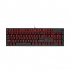 Corsair K60 PRO Mechanical Gaming Keyboard, Red LEDs — Cherry MX VIOLA