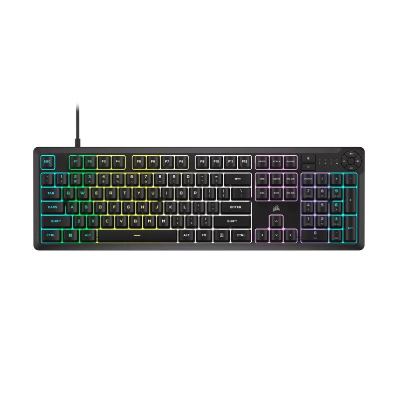 Corsair K55 CORE RGB Gaming Keyboard, Black — Membrane — Best