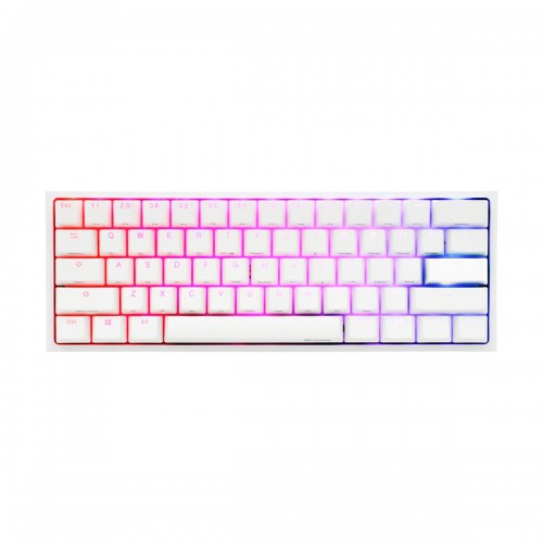 Ducky ONE 2 PRO MINI WHITE 60% TKL Mechanical Gaming Keyboard — Cherry MX Blue