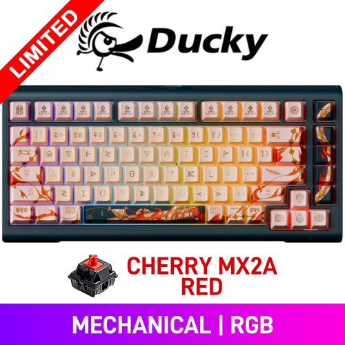 Ducky Year of the Snake 2025 LIMITED EDITION 75% TKL Mechanical Gaming Keyboard — Cherry MX2A Red Ducky Year of the Snake 2025 LIMITED EDITION 75% TKL Mechanical Gaming Keyboard — Cherry MX2A Red