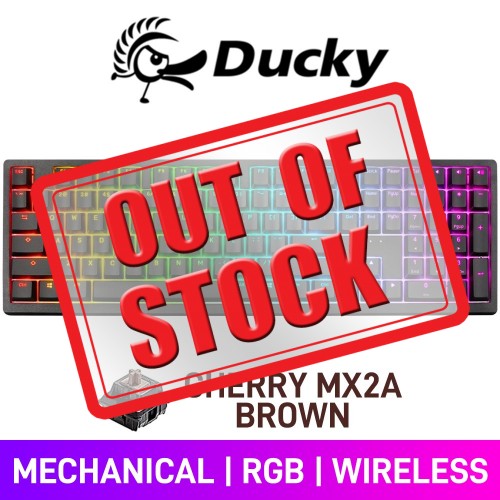 Ducky ZERO 6108 Wireless RGB Mechanical Gaming Keyboard — Cherry MX2A Brown