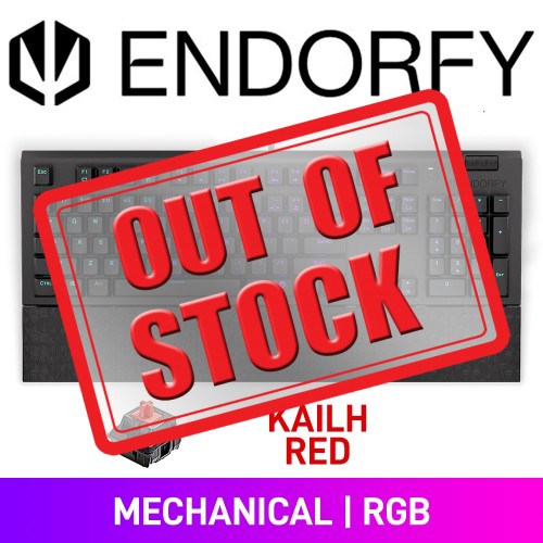 Endorfy OMNIS RGB Mechanical Gaming Keyboard with Wrist Rest — Kailh Red Endorfy OMNIS RGB Mechanical Gaming Keyboard with Wrist Rest — Kailh Red