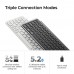 Keychron B2 PRO Ultra-Slim 96% Wireless Keyboard, Ivory White — Membrane