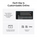 Keychron B2 PRO Ultra-Slim 96% Wireless Keyboard, Ivory White — Membrane