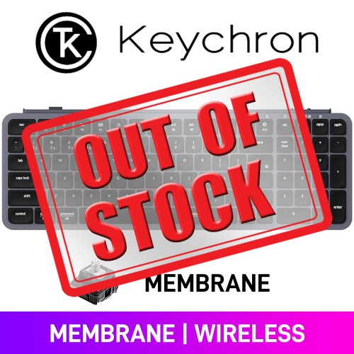 Keychron B2 PRO Ultra-Slim 96% Wireless Keyboard, Space Grey — Membrane