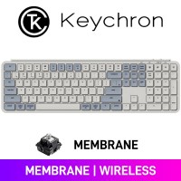 Keychron B6 PRO Ultra-Slim Wireless Keyboard, Retro Blue — Membrane