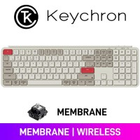 Keychron B6 PRO Ultra-Slim Wireless Keyboard, Retro Red — Membrane