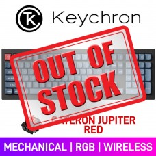 Keychron V6 MAX QMK/VIA Knob Wireless RGB Mechanical Gaming Keyboard with Hot-Swappable Switches — Gateron Jupiter Red