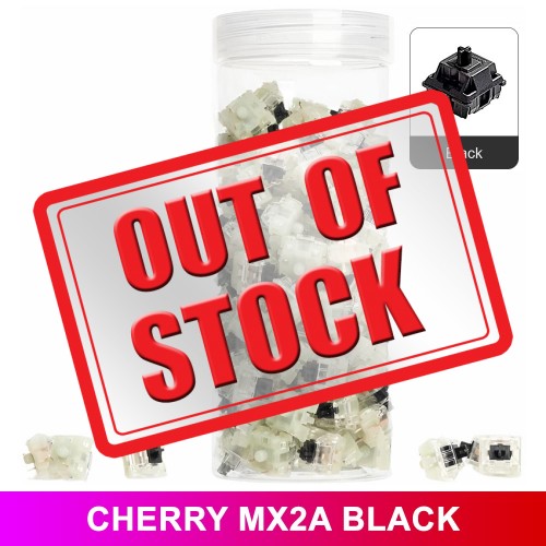 Keychron Mechanical Switch Set, 110 Pieces — Cherry MX2A Black (RGB Compatible) Keychron Mechanical Switch Set, 110 Pieces — Cherry MX2A Black (RGB Compatible)