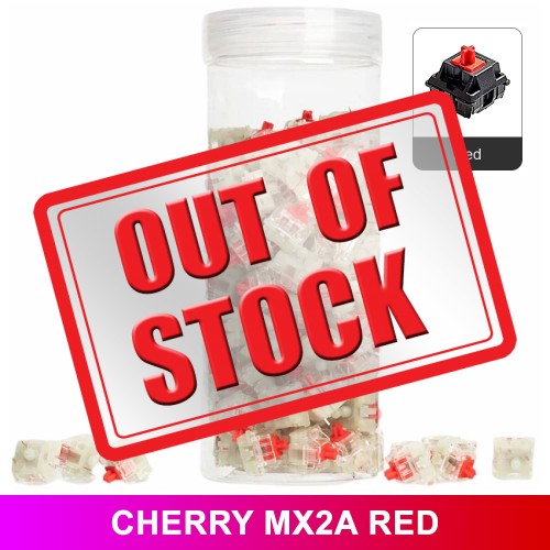 Keychron Mechanical Switch Set, 110 Pieces — Cherry MX2A Red (RGB Compatible) Keychron Mechanical Switch Set, 110 Pieces — Cherry MX2A Red (RGB Compatible)