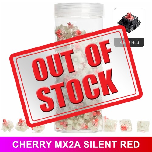Keychron Mechanical Switch Set, 110 Pieces — Cherry MX2A Silent Red (RGB Compatible) Keychron Mechanical Switch Set, 110 Pieces — Cherry MX2A Silent Red (RGB Compatible)