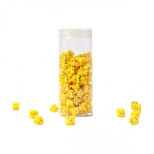 Keychron Mechanical Switch Set, 110 Pieces — Gateron Phantom Yellow Keychron Mechanical Switch Set, 110 Pieces — Gateron Phantom Yellow