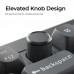 Keychron V6 ULTRA ZMK Knob Wireless RGB Mechanical Gaming Keyboard with Hot-Swappable Switches — Keychron Silk POM Red