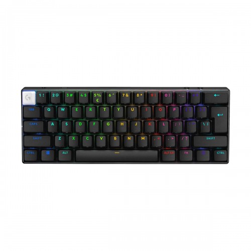 Logitech PRO X RGB 60% Tenkelyless Wireless Mechanical Gaming Keyboard, Black — GX Tactile Opto-Mechanical Logitech PRO X RGB 60% Tenkelyless Wireless Mechanical Gaming Keyboard, Black — GX Tactile Opto-Mechanical