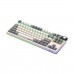 Lorgar KBP70TKLW RGB Wireless 80% TKL Mechanical Gaming Keyboard with Display & Hot-Swappable Switches, Beige — Lorgar Toxic Purple