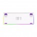 Lorgar KBP70TKLW RGB Wireless 80% TKL Mechanical Gaming Keyboard with Display & Hot-Swappable Switches, White — Lorgar Toxic Purple