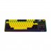Lorgar KBP70TKLW RGB Wireless 80% TKL Mechanical Gaming Keyboard with Display & Hot-Swappable Switches, Yellow — Lorgar Toxic Purple