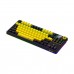 Lorgar KBP70TKLW RGB Wireless 80% TKL Mechanical Gaming Keyboard with Display & Hot-Swappable Switches, Yellow — Lorgar Toxic Purple