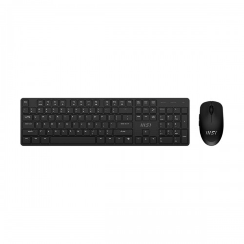 MSI FORGE K200 WIRELESS COMBO Keyboard & Mouse Combo, Wireless — Black