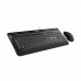 PCBuilder ALPHA Silent Keyboard and Mouse Combo — Black