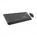 PCBuilder ALPHA Wireless Keyboard and Mouse Combo — Black