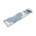 Redragon BS8772 Wireless Backlit Low Profile 75% Tenkeyless TKL Mechanical Keyboard & Mouse Combo — Cream & Blue Redragon BS8772 Wireless Backlit Low Profile 75% Tenkeyless TKL Mechanical Keyboard & Mouse Combo — Cream & Blue