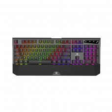 Rogueware GK200 RGB Wired/Wireless Mechanical Gaming Keyboard, Black — Kailh Blue