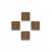 Royal Kludge PBT Double-Shot Keycap Kit, 108 Keys — Coffee