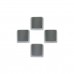 Royal Kludge PBT Double-Shot Keycap Kit, 108 Keys — Grey